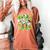 Baseball Drip Ice Cream Shamrock Irish St Patricks Men Women's Comfort Colors T-Shirt Yam