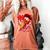 Baseball Heart Valentine Baseball Ice Cream Drip Boys Girls Women's Comfort Colors T-Shirt Yam