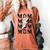 Baseball MOM Lightning Bolt Tshirt Retro Women's Comfort Colors T-Shirt Yam