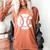 Baseball Sport Player Graphic Monogram Initial Letter C Women's Comfort Colors T-Shirt Yam Baseball Sport Player Graphic Monogram Initial Letter C Women's Comfort Colors T-Shirt Yam