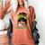 Brazil Baseball Mom Messy Bun Women's Comfort Colors T-Shirt Yam Brazil Baseball Mom Messy Bun Women's Comfort Colors T-Shirt Yam