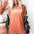 Eagles Baseball Inspired Women's Comfort Colors T-Shirt Yam