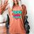Happy 100 Days Of School Costume Baseball Drip Ice Cream Women's Comfort Colors T-Shirt Yam