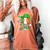 Kids Boys St Patricks Day Irish Flag Kids Baseball Ice Cream Drip Women's Comfort Colors T-Shirt Yam
