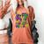 Mardi Gras Six Seven Baseball Drip Number 6 7 Meme Women's Comfort Colors T-Shirt Yam