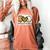 Peace Love Baseball Mom Leopard Print Mother's Day Women's Comfort Colors T-Shirt Yam Peace Love Baseball Mom Leopard Print Mother's Day Women's Comfort Colors T-Shirt Yam