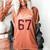 Six Seven Meme Boys Girls Kids 67 Baseball Jersey Women's Comfort Colors T-Shirt Yam