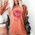 Sporty Rose Graphic With Baseball And Rugby Ball Petals Women's Comfort Colors T-Shirt Yam Sporty Rose Graphic With Baseball And Rugby Ball Petals Women's Comfort Colors T-Shirt Yam