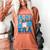 In My T-Ball Mom Era Baseball Mom Groovy Mother's Day Raglan Baseball Tee Women's Comfort Colors T-Shirt Yam