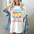 100 Days Of School Baseball Drip 100 Days Boy Girl Kids Women's Comfort Colors T-Shirt Ivory