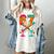 67 Ice Cream Drip Baseball Number 67 Player 67th Birthday Premium Tri-Blend Women's Comfort Colors T-Shirt Ivory