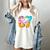 67 Six Seven 6 7 Boys 67 Baseball Ice Cream Drip 6 7 Women's Comfort Colors T-Shirt Ivory