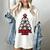Baseball Christmas Tree Proud Baseball Mom Tee Women's Comfort Colors T-Shirt Ivory