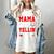 Baseball Mom Mama Baseball Lover Sport Mother's Day Women's Comfort Colors T-Shirt Ivory