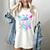 Bunny Baseball Hat With Ice Cream Easter Day Boys Kids Girls Women's Comfort Colors T-Shirt Ivory Bunny Baseball Hat With Ice Cream Easter Day Boys Kids Girls Women's Comfort Colors T-Shirt Ivory
