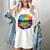 Colorful Baseball Field Home Run Baseball Player Fans Women's Comfort Colors T-Shirt Ivory Colorful Baseball Field Home Run Baseball Player Fans Women's Comfort Colors T-Shirt Ivory