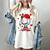 Cute Dripping Baseball Lover Valentines Day Boys Kids Women's Comfort Colors T-Shirt Ivory