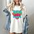 Happy 100 Days Of School Costume Baseball Drip Ice Cream Women's Comfort Colors T-Shirt Ivory