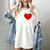 I Love Hot Baseball Moms I Heart Baseball Moms Women's Comfort Colors T-Shirt Ivory