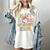 In My Mom Of Ballers Era Groovy Volleyball Baseball Mom Cute Women's Comfort Colors T-Shirt Ivory In My Mom Of Ballers Era Groovy Volleyball Baseball Mom Cute Women's Comfort Colors T-Shirt Ivory