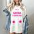 Self Expression Cool Baseball Mom Positive Thinking Women's Comfort Colors T-Shirt Ivory