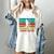Women's Retro Hit Hard Run Fast Turn Left Baseball Lover Women's Comfort Colors T-Shirt Ivory