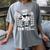 100 Days Of School Baseball Bat 100th Day Of School Women's Comfort Colors T-Shirt Gray