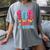 100 Days Of School Baseball Drip 100th Day Of School Women's Comfort Colors T-Shirt Gray