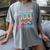 100 Days Of School Baseball Drip 100 Days Of School Women's Comfort Colors T-Shirt Gray