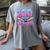 100 Days Of School Baseball Dripping Ice Cream 100th Day Women's Comfort Colors T-Shirt Gray
