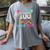 100 Days Of School Baseball Ice Cream Drip 100th Day School Women's Comfort Colors T-Shirt Gray
