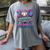 100 Days Of School Baseball Sports Drip Graphic Women's Comfort Colors T-Shirt Gray
