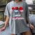 100 Days Of School Dripping Baseball 100th Day Teacher Boy Women's Comfort Colors T-Shirt Gray