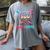 100 Days Of School Ice Cream Drip Baseball 100 Days Smarter Women's Comfort Colors T-Shirt Gray