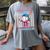 100 Days Smarter Baseball Drip Boys 100 Days Of School Kids Women's Comfort Colors T-Shirt Gray