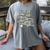 100 Days Smarter Baseball Sport School Celebration Women's Comfort Colors T-Shirt Gray 100 Days Smarter Baseball Sport School Celebration Women's Comfort Colors T-Shirt Gray