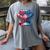 2026 American Flag Baseball Ice Cream Drip Bats Boys Women's Comfort Colors T-Shirt Gray