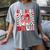 6 7 Bruh Six Seven Valentine Heart Baseball Women's Comfort Colors T-Shirt Gray