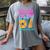 6 7 Mason Baseball Drip Women's Comfort Colors T-Shirt Gray 6 7 Mason Baseball Drip Women's Comfort Colors T-Shirt Gray