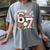 6 Year Old Birthday 67 Trend Baseball Now I’m 6 Next Year 7 Women's Comfort Colors T-Shirt Gray