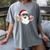 67 Baseball Santa Six Seven Meme Christmas Men Women Kids Women's Comfort Colors T-Shirt Gray