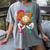 67 Ice Cream Drip Baseball Number 67 Player 67th Birthday Premium Tri-Blend Women's Comfort Colors T-Shirt Gray