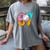 67 Six Seven 6 7 Boys 67 Baseball Ice Cream Drip 6 7 Women's Comfort Colors T-Shirt Gray
