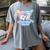67th Birthday Squad Baseball Ice Cream Drip Birthday Squad Women's Comfort Colors T-Shirt Gray