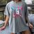 9th Birthday Boys Baseball Ice Cream Drip Boys Baseball Women's Comfort Colors T-Shirt Gray
