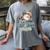 Artsy Baseball Mom Flowers Unique Game Day Ball Distressed Women's Comfort Colors T-Shirt Gray Artsy Baseball Mom Flowers Unique Game Day Ball Distressed Women's Comfort Colors T-Shirt Gray