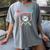 Baseball 6 Year Old Ice Cream Drip 6th Birthday Boys Player Women's Comfort Colors T-Shirt Gray