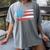 Baseball American Flag Patriotic USA Pride Women's Comfort Colors T-Shirt Gray Baseball American Flag Patriotic USA Pride Women's Comfort Colors T-Shirt Gray