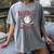 Baseball Athletic Social Club Baseball Mom Trendy Baseball Raglan Baseball Tee Women's Comfort Colors T-Shirt Gray