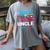 Baseball Or Bows Uncle Loves You Gender Reveal Women's Comfort Colors T-Shirt Gray Baseball Or Bows Uncle Loves You Gender Reveal Women's Comfort Colors T-Shirt Gray